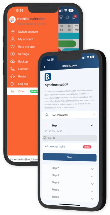 Booking.com synchronisatie